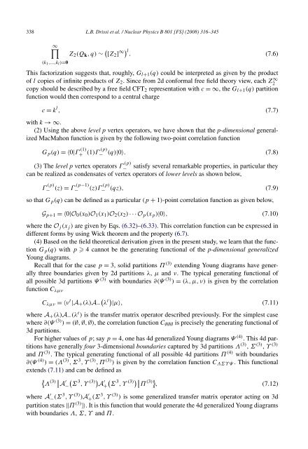 Contributions à l'Etude du Vertex Topologique en Théorie ... - Toubkal