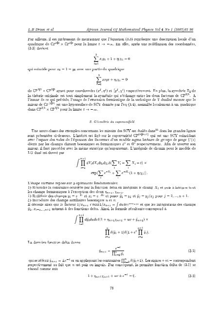 Contributions Ã  l'Etude du Vertex Topologique en ThÃ©orie ... - Toubkal