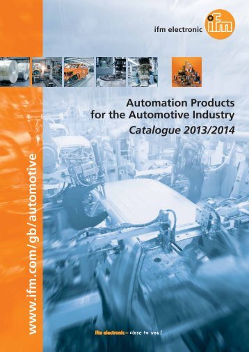 Automation Products for the Automotive Industry Catalogue ... - i-for-T