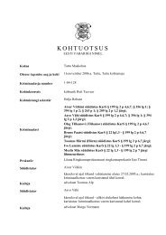 KOHTUOTSUS - Politsei