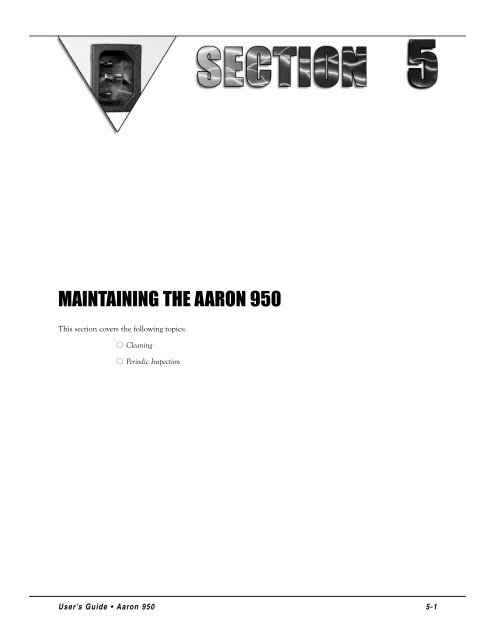 Aaron Bovie 950 User Manual - Med-E-Quip Locators