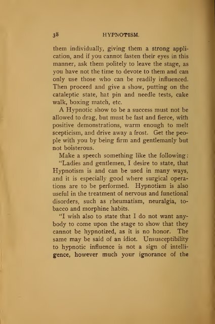 Hypnotism, and magnetism, mesmerism, suggestive ... - Awaken Video