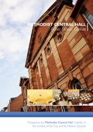 Carlisle Methodist Central Hall Prospectus - Carlisle City Council