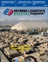 Edition 53 - Reverse Logistics Magazine