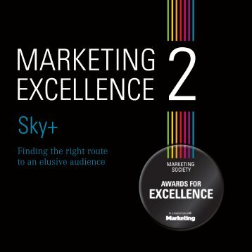 marketing excellence 2 sky case study.pdf - The Marketing Society