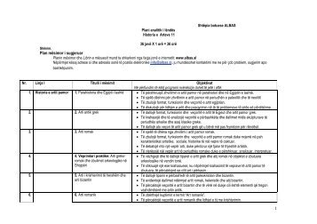 1 Plan mÃ«simor i sugjeruar - Albas