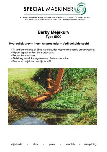 Berky Mejekurv - Special Maskiner A/S