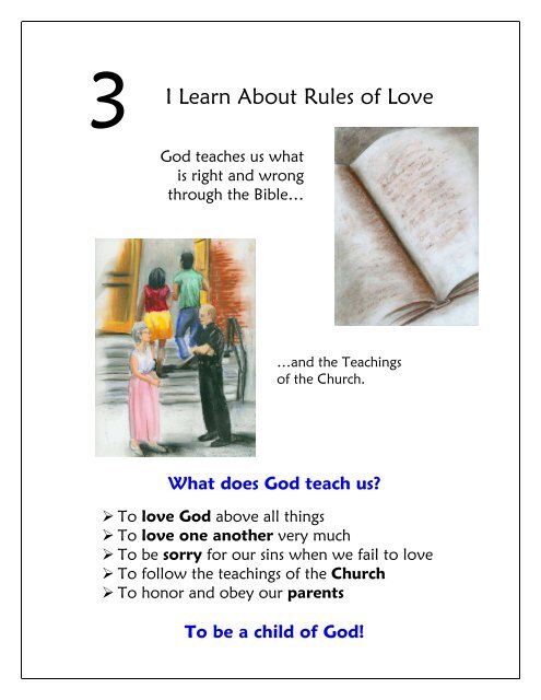 I Learn About Rules of Love - Pastoral Planning