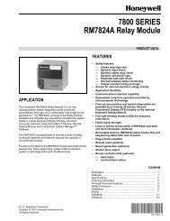 65-0155-2 - 7800 SERIES RM7824A Relay Module - Honeywell