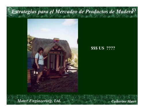 Estrategias para el Mercadeo de Productos de Madera