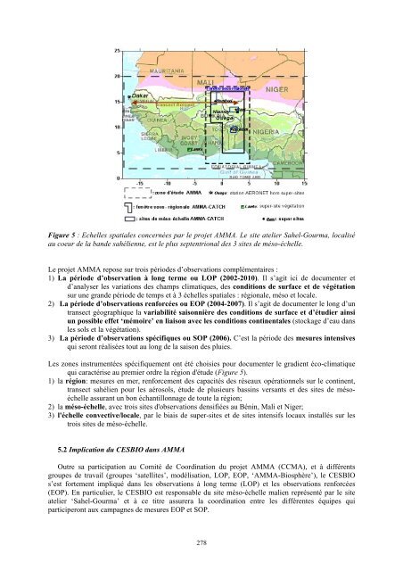 Demande de renouvellement (2007-2010) - Cesbio