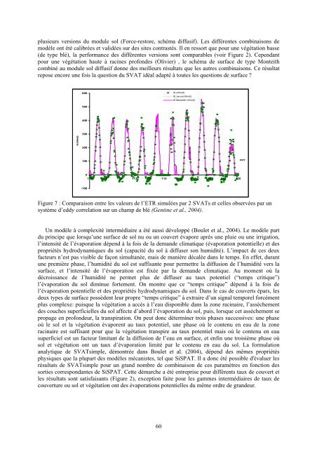 Demande de renouvellement (2007-2010) - Cesbio