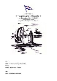 Pagensand - Regatta< - Segel-Club Oevelgönne von 1901 e.V.