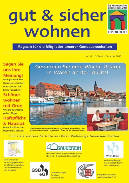 Gewinnen Sie eine Woche Urlaub in Waren an der Müritz!