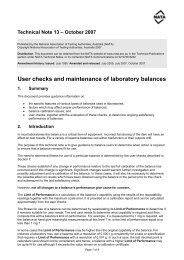 User checks and maintenance of laboratory balances - Pipette Clinic