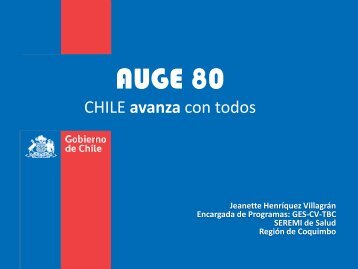 Ges 80 (nuevos patologias) Seremi Salud.