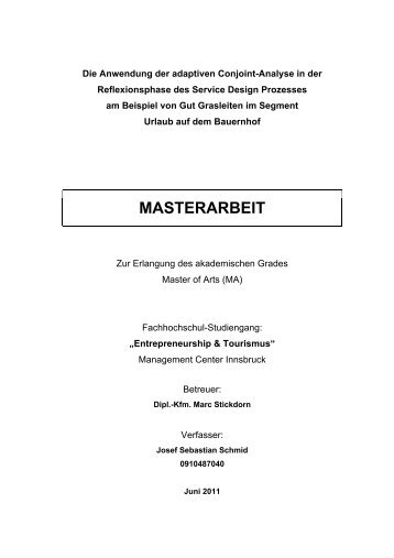 MASTERARBEIT - SeReS Unit