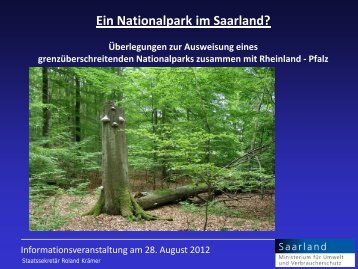 Ein grenzÃ¼berschreitender Nationalpark Rheinland-Pfalz und ...