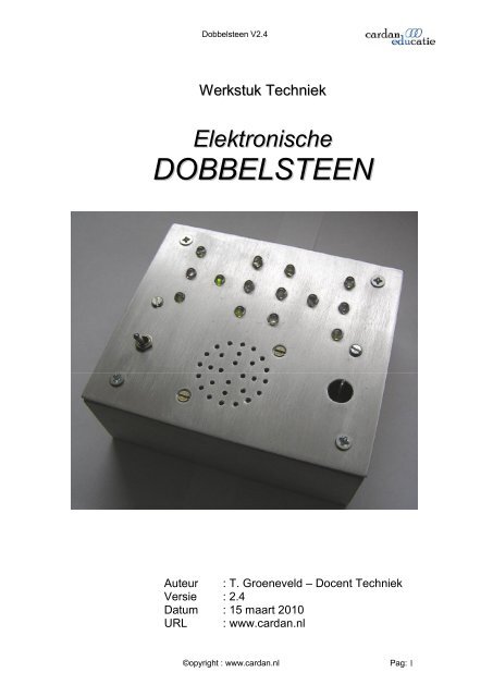 Elektronische DOBBELSTEEN - Cardan.nl