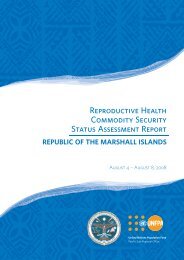 Reproductive Health Commodity Security Status Assessment Report
