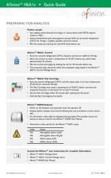 Afinion HbA1c Quick Guide