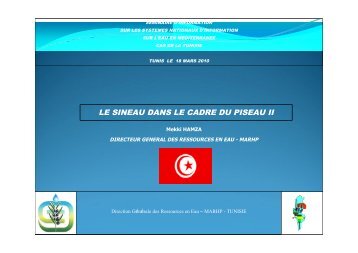 LE SINEAU DANS LE CADRE DU PISEAU II - emwis