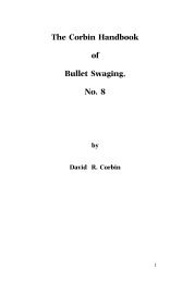 The Corbin Handbook of Bullet Swaging, No. 8