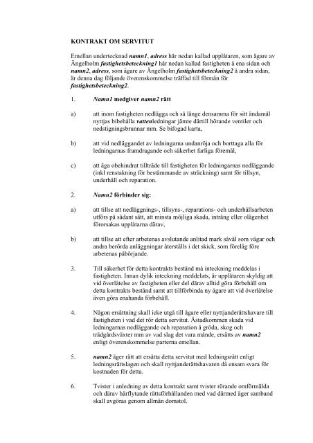 Exempel P Servitutsavtal 8 KB exempel-p-servitutsavtal-8-kb
