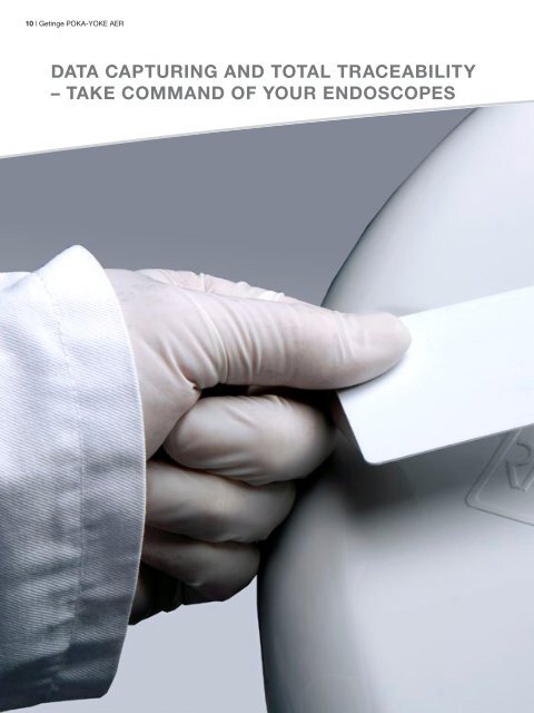 getinge poka-yoke aer a safer way to reprocess endoscopes