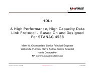 Proposed Data Protocol Enhancements for STANAG 4538