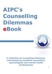 AIPC's Counselling Dilemmas eBook - Counselling Connection