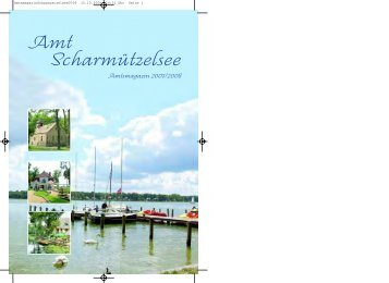 Amtsmagazin Scharmützelsee 2007/08 - Stadtmagazin BS GmbH