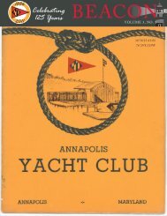 Spring 2011.indd - Annapolis Yacht Club