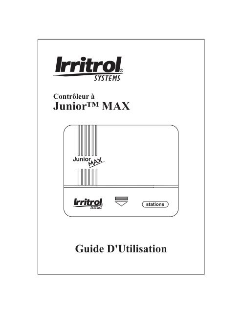 Junior™ MAX - Irritrol