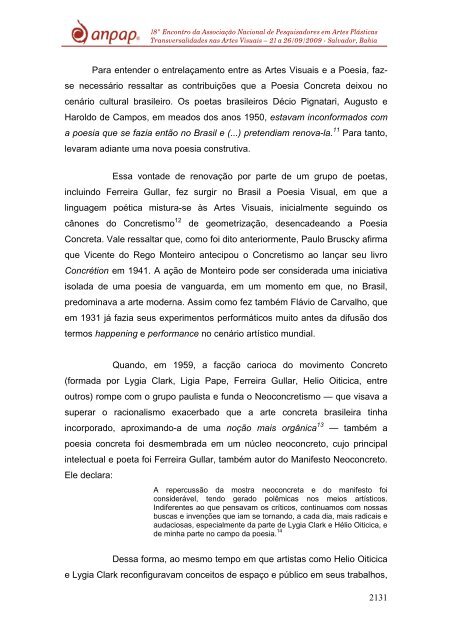 2127 DE MALLARMÃ Ã VICENTE DO REGO MONTEIRO: A ... - anpap