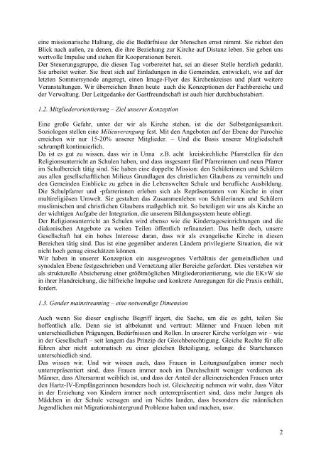 Bericht Sommersynode 08 - Kirchenkreis Unna