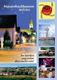 Massenbachhausen Aktuell 2007 (PDF) - HGV Massenbachhausen