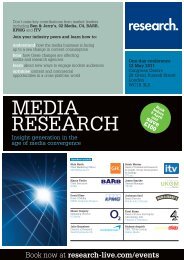 MEDIA RESEARCH - Research-live.com