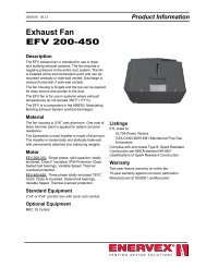 Exhaust Fan EFV 200-450 - Enervex