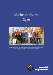 XI. Die Geschichte des Kirchenkreisamtes Syke - Evangelisch ...