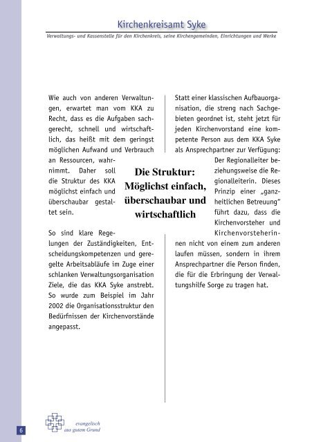 XI. Die Geschichte des Kirchenkreisamtes Syke - Evangelisch ...