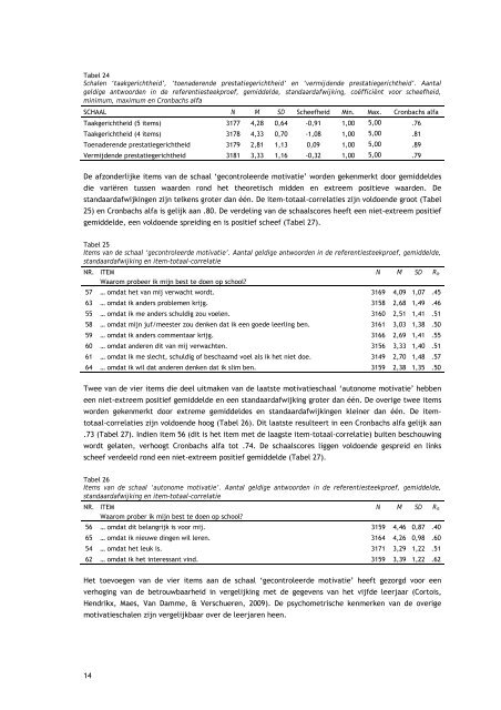 Vragenlijst Einde Basisonderwijs (schooljaar 2008-2009)