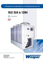 VLC 524 Ã  1204 (UnitÃ© Condensation) - Comatec-airwell.com