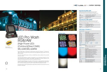 LED Pro Wash RGB/AW - Wiedamark