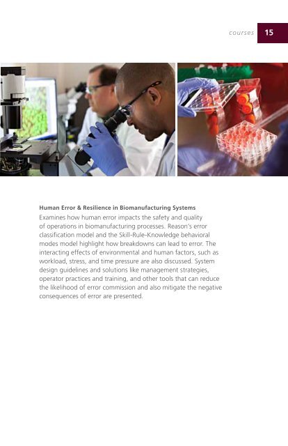 Course Catalog - National Center for Therapeutic Manufacturing ...