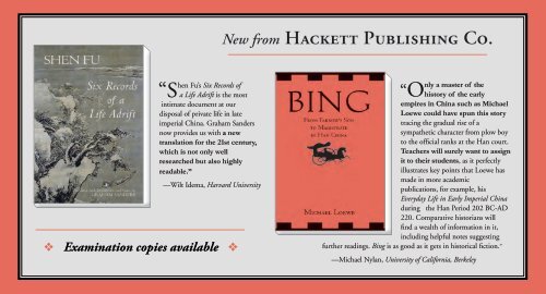 HERE - Hackett Publishing Company