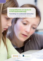 Leesproblemen en dyslexie in het basisonderwijs - Masterplan ...