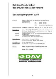 Ausbildung - Bergwandern - Hochtouren - Klettern - Deutscher ...