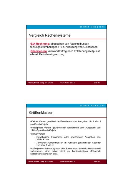 I. Vereinsrecht II. Steuerrecht und Gemeinnützigkeit III.