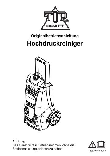 2011 Hochdruckreiniger TopCraft - cleanerworld GmbH
